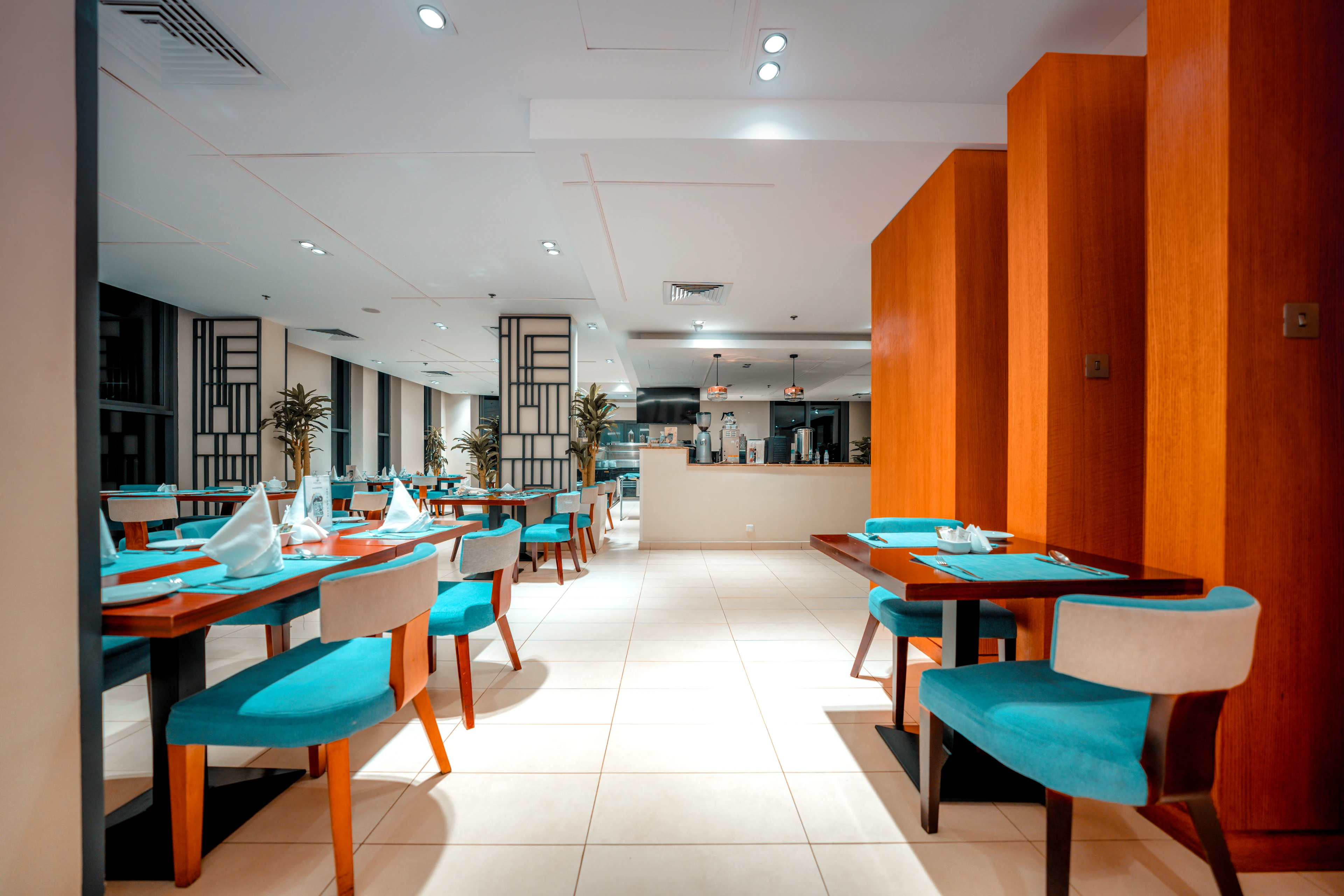 Lifestyle and dining scene at Jubail Bay.