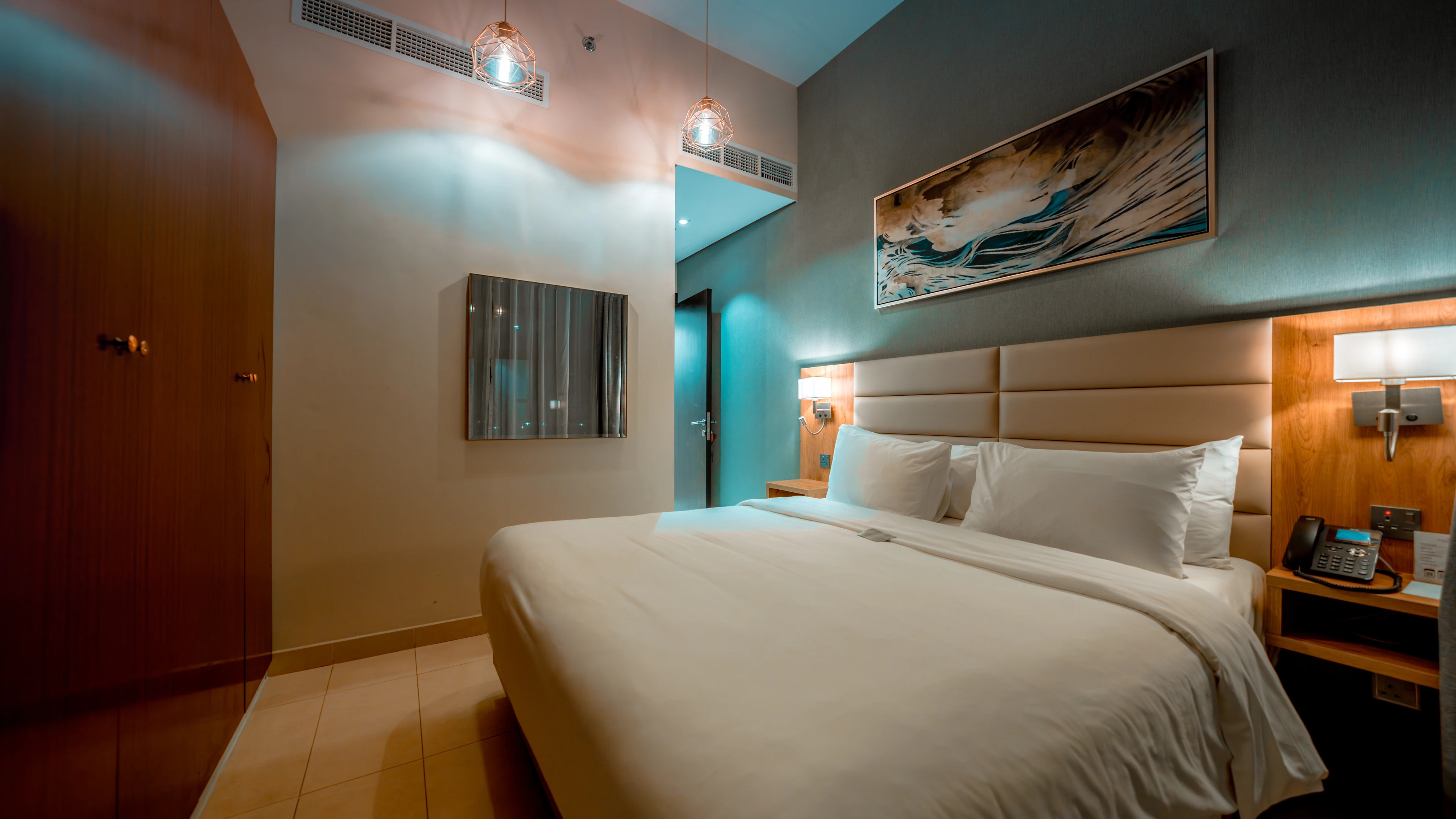 Hotel hospitality environment in Jubail Bay.