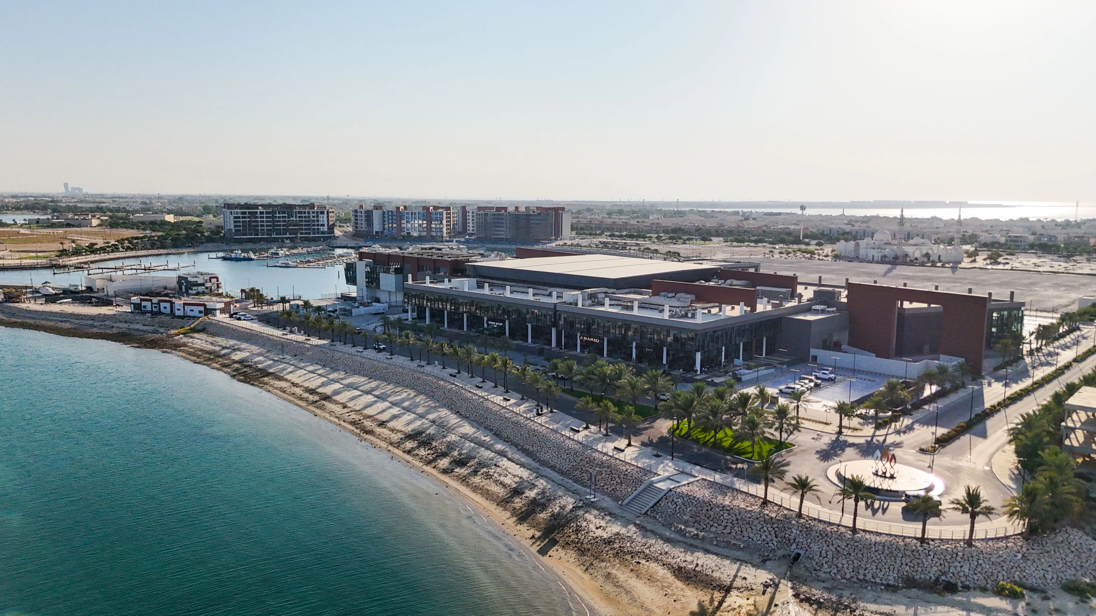 Sea-facing surroundings from Jubail Bay.